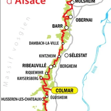 Vakantiehuis Maison Alsacienne 2-5 Pers Au Centre D'obernai